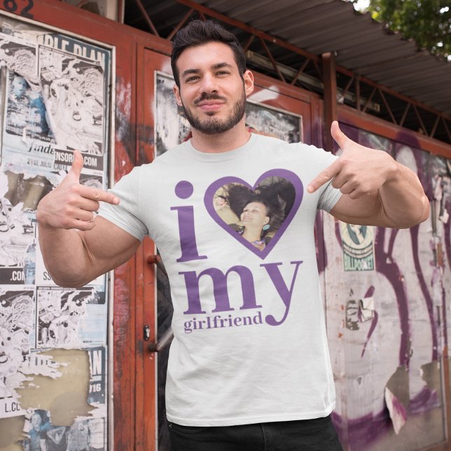 I kärlek My Girlkompis Anpassningsbar Photo T-Shir T Shirt (Skapare uppladdad)