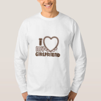 I Kärlek My Girlkompis Anpassningsbar T Shirt