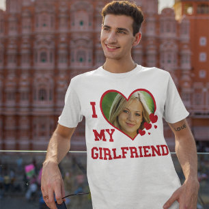 I Kärlek My Girlkompis Anpassningsbar T Shirt