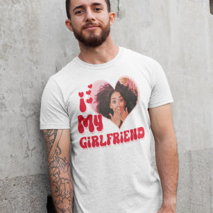 I Kärlek My Girlkompis Anpassningsbar T Shirt