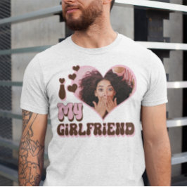 I Kärlek My Girlkompis Anpassningsbar T Shirt