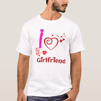 I Kärlek My Girlkompis Anpassningsbar T Shirt