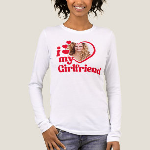 I Kärlek My Girlkompis Anpassningsbar White T Shirt