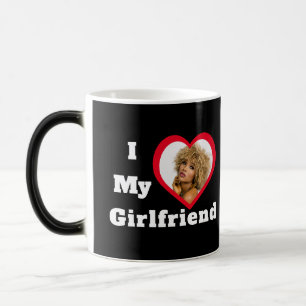 I Kärlek My Girlkompis Bae Personlig Anpassningsba Magisk Mugg
