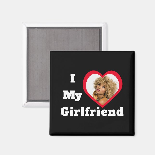 I Kärlek My Girlkompis Bae Personlig Anpassningsba Magnet (Front/Back)