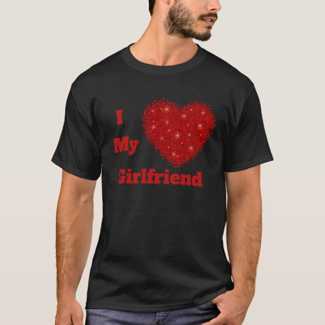 I Kärlek My Girlkompis Bae Personlig T Shirt (Framsida)