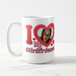 I Kärlek My Girlkompis Boykompis Wife Make Photo Kaffemugg
