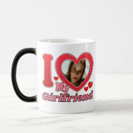 I Kärlek My Girlkompis Boykompis Wife Make Photo Magisk Mugg