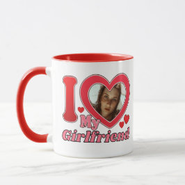 I Kärlek My Girlkompis Boykompis Wife Make Photo Mugg