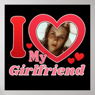 I Kärlek My Girlkompis Boykompis Wife Make Photo Poster