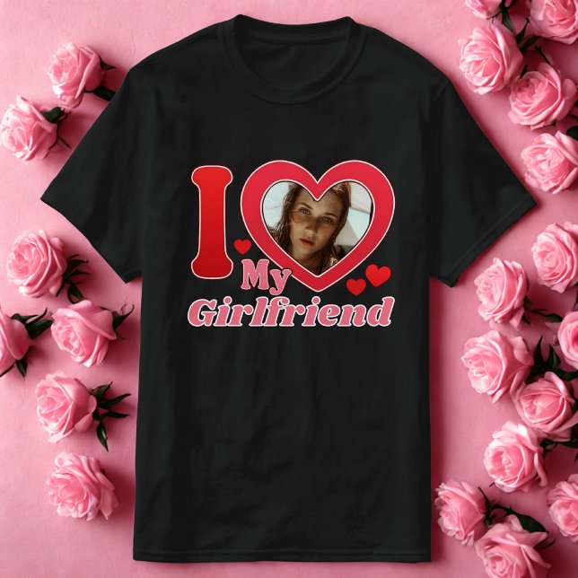 I Kärlek My Girlkompis Boykompis Wife Make Photo T Shirt (Skapare uppladdad)