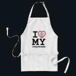 I Kärlek My Girlkompis Heart Photo Förkläde<br><div class="desc">Jag Kärlek min flickvän Heart Photo Vuxen Apron</div>