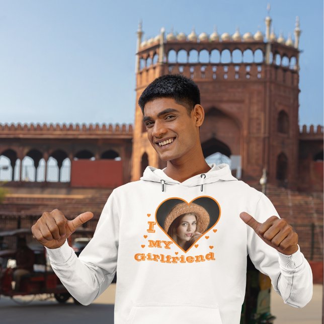 I Kärlek My Girlkompis Personlig Anpassningsbar Ph Hoodie (Skapare uppladdad)