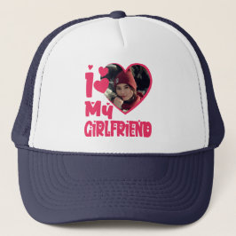 I Kärlek My Girlkompis Personlig Photo Keps