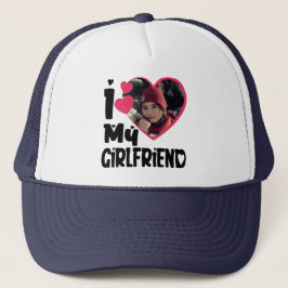 I Kärlek My Girlkompis Personlig Photo Keps