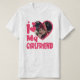 I Kärlek My Girlkompis Personlig Photo T Shirt (Design framsida)