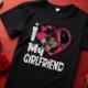 I Kärlek My Girlkompis Personlig Photo T Shirt (Skapare uppladdad)