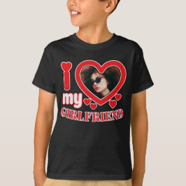 I Kärlek My Girlkompis Personlig T Shirt