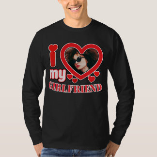 I Kärlek My Girlkompis Personlig T Shirt