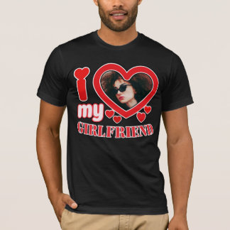 I Kärlek My Girlkompis Personlig T Shirt