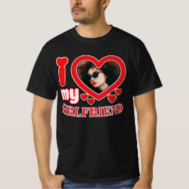 I Kärlek My Girlkompis Personlig T Shirt