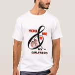 I Kärlek My Girlkompis Photo Anpassningsbar T-Shir T Shirt<br><div class="desc">Unik speciell T-shirt - "DU OCH ME" med foto och rött hjärta och finare-ampersand för att markera din anslutning. Visa kärlek och tillgivenhet med stil och gör det speciellt i dag. Underbar gåva för födelsedagar eller helgdagar. Alla designfrågor,  skicka bara ett e-postmeddelande till charmdesignstudio@rcn.com så hjälper vi oss gärna.</div>