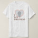 I Kärlek My Girlkompis Photo T Shirt (Design framsida)