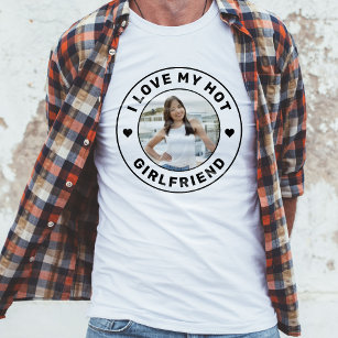 I Kärlek My Girlkompis Simple Personlig Photo T Shirt