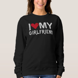 I Kärlek My Girlvän-Valentines day-Romantic-Funny T Shirt