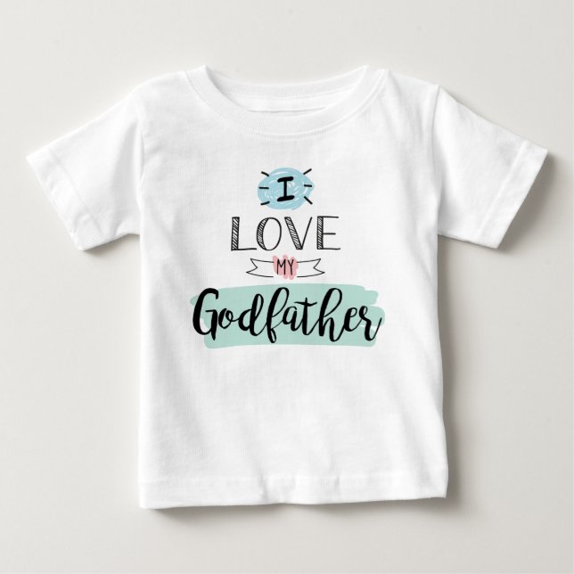 I Kärlek My Godfather Cute T Shirt (Framsida)