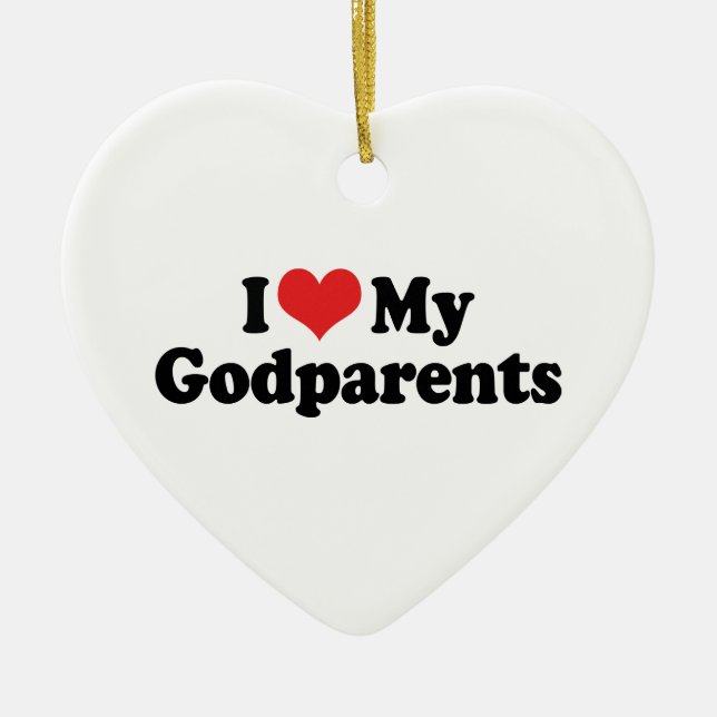 I Kärlek My Godföräldrar Ornament (Framsidan)