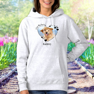 I Kärlek My Golden Retriever Hund Heart Pet Photo T Shirt