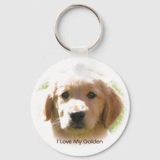 I Kärlek My Golden Retriever Hund Nyckelring