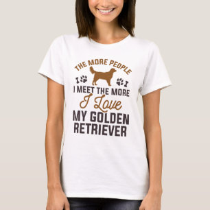 I Kärlek My Golden Retriever T Shirt