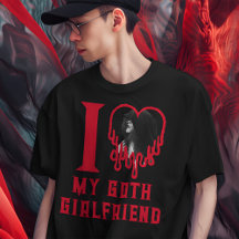 I Kärlek My Goth Girlkompis Bleeding Red Heart Pho