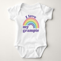 I Kärlek My Grampie - Cute Rainbow