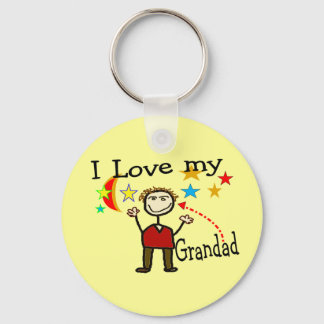 I Kärlek My Grand Pappa Nyckelring