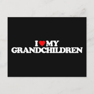 I KÄRLEK MY GRANDCHILDREN VYKORT