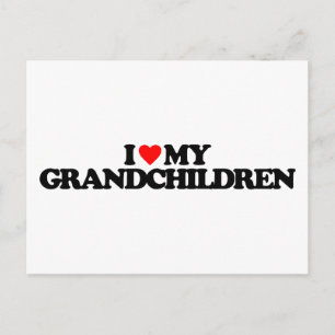 I KÄRLEK MY GRANDCHILDREN VYKORT