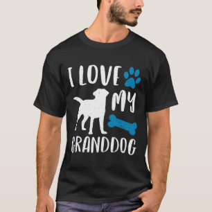 I Kärlek My Granddog Shirt Labrador Retriever Hund T