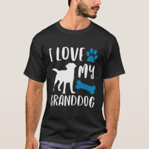 I Kärlek My Granddog Shirt Labrador Retriever Hund T