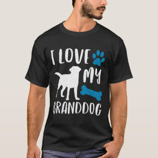 I Kärlek My Granddog Shirt Labrador Retriever Hund T Shirt