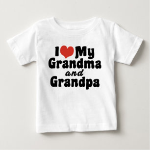 I Kärlek My Grandma och Grandpa T-shirt