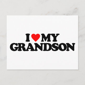 I KÄRLEK MY GRANDSON VYKORT