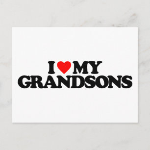I KÄRLEK MY GRANDSONS VYKORT