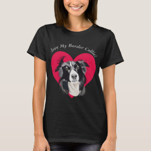 I Kärlek My gräns Collie 2 T Shirt