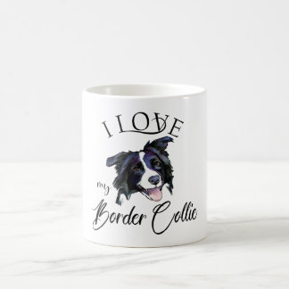 I Kärlek My Gräns Collie Kaffemugg