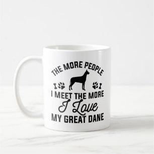 I Kärlek My Great dane Kaffemugg
