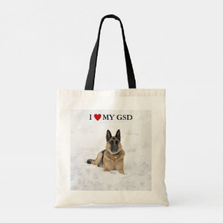 I KÄRLEK MY GSD tockväska Tygkasse
