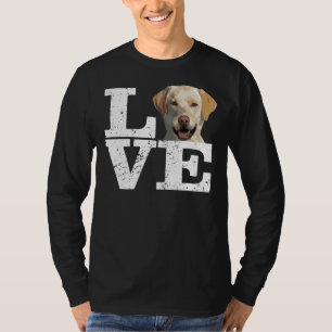 I Kärlek My Gul lab Labour Retriever Hund T Shirt
